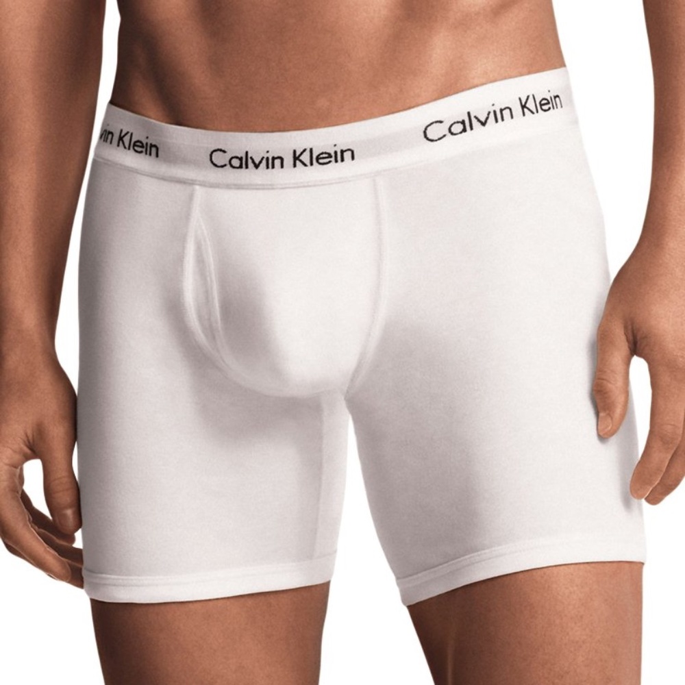 Calvin Klein Cotton Stretch 2-Pack Boxer Brief Size M New White